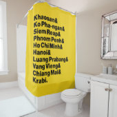 Rideaux De Douche Banana Pancake Trail / Circuit (En situation)