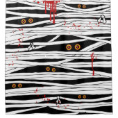 Rideaux De Douche Bandages de maman zombie d'Halloween Déplaisants y (Devant)