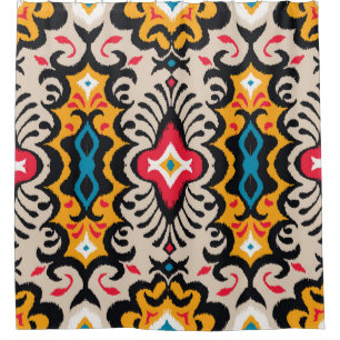 Rideaux De Douche Bandana Print : Vintage Paisley Silk.
