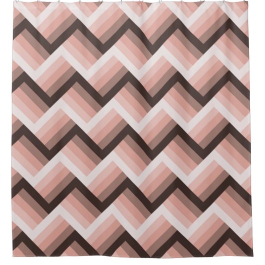 Rideaux De Douche Bande 3D moderne Abstraite en toute transparence (Devant)