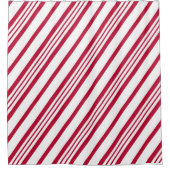 Rideaux De Douche Bande de Sucre de canne de Noël (Devant)