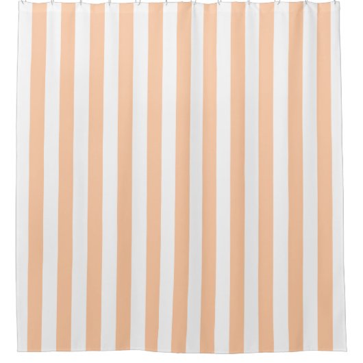 Rideaux De Douche Bande verticale blanche Peach NL #0 (Devant)