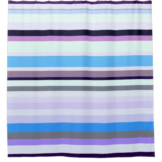 Rideaux De Douche Bandes colorées (Devant)