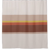 Rideaux De Douche Bandes de navires cristallines (Devant)