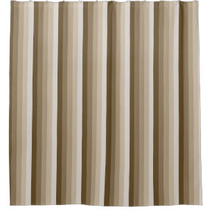 Rideaux De Douche Bandes d'ombre Brown
