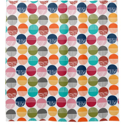 Rideaux De Douche Bandes et solides (Devant)