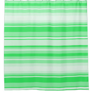 Rideaux De Douche Bandes vert printemps