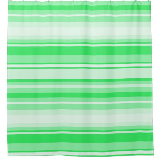 Rideaux De Douche Bandes vert printemps (Devant)