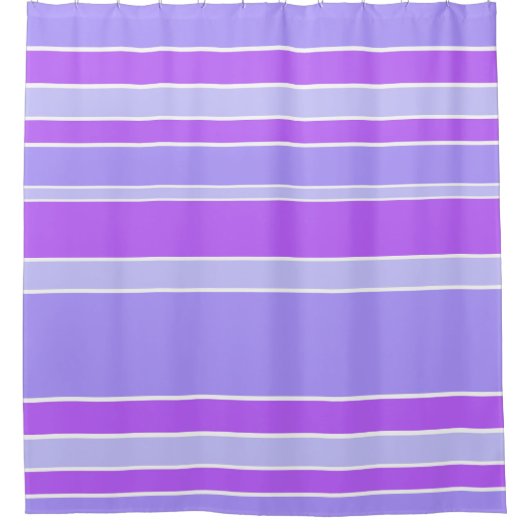 Rideaux De Douche Bandes violettes (Devant)