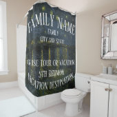 Rideaux De Douche Banquet Jardin de Thé Surprise Block 2024 (En situation)