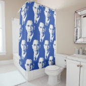 RIDEAUX DE DOUCHE BARACK OBAMA (En situation)