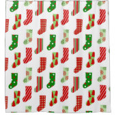 Rideaux De Douche Bas de Noël (Devant)