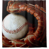 Rideaux De Douche Baseball et Mitt (Devant)
