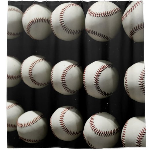 Rideaux De Douche Baseballs (Devant)