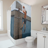 Rideaux De Douche Basket-ball cool (En situation)
