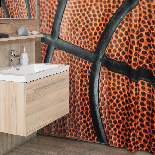 Rideaux De Douche Basket-ball - photo Gros plan