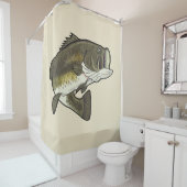 Rideaux De Douche Basse de large ouverture (En situation)