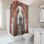 Rideaux De Douche Basset Hound (En situation)
