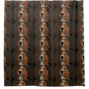 Rideaux De Douche basset hound 2