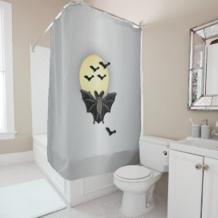 Rideaux De Douche Bat d'Halloween