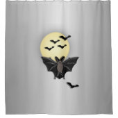 Rideaux De Douche Bat d'Halloween (Devant)