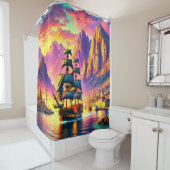 Rideaux De Douche Bateau (En situation)