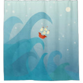 Rideaux De Douche Bateau à voile (Devant)