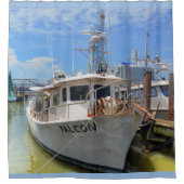 Rideaux De Douche Bateau de crevettes (Devant)
