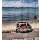 Rideaux De Douche Bateau de rangée dynamique (Devant)