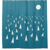 Rideaux De Douche Bateau Nautique (Devant)