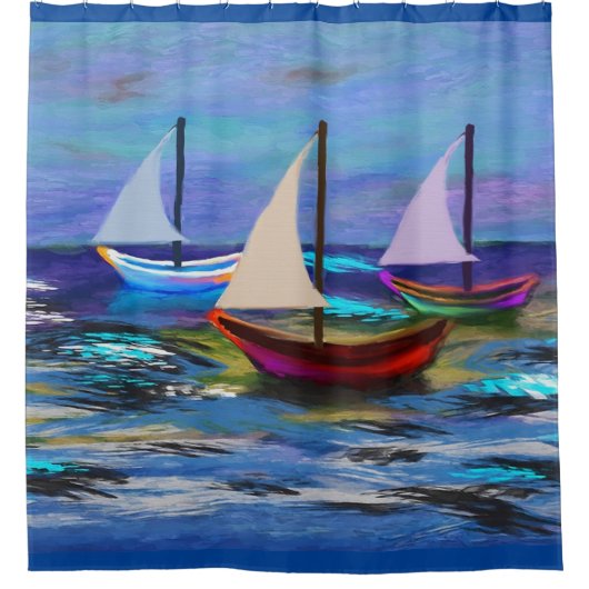 Rideaux De Douche Bateaux (Devant)