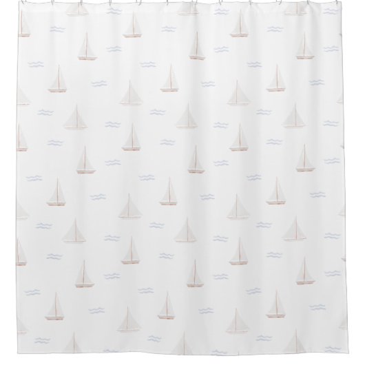 Rideaux De Douche Bateaux à voile (Devant)