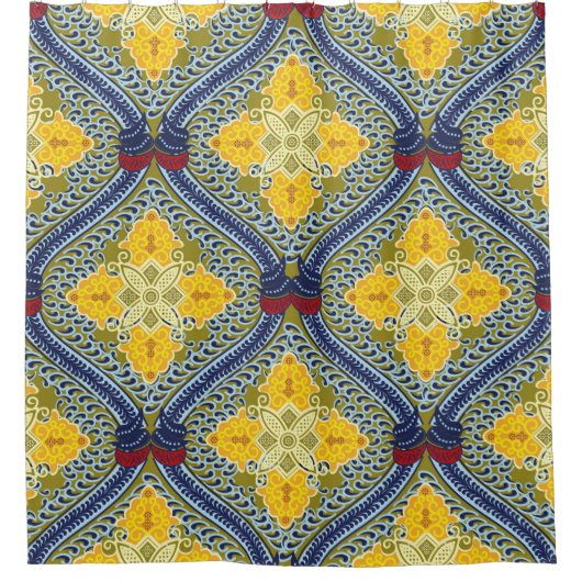 Rideaux De Douche Batik indonésien : est une technique de teinture d (Devant)