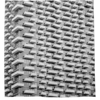 Rideaux De Douche Bâtiment en béton gris