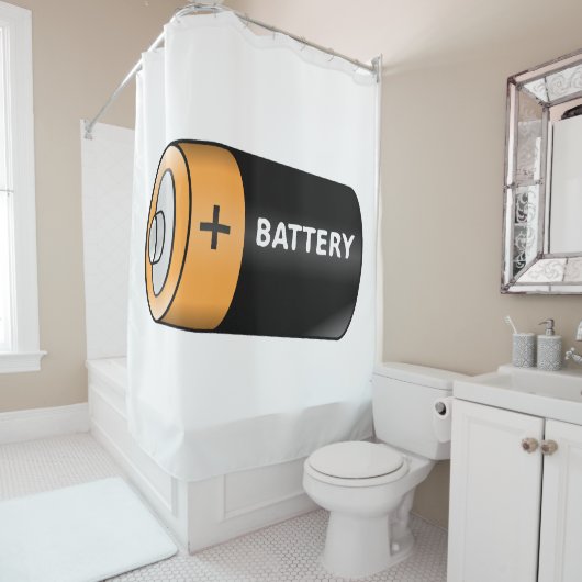 Rideaux De Douche Batterie (En situation)