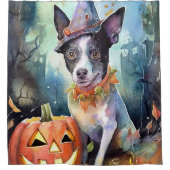 Rideaux De Douche Battle australienne d'Halloween avec la peur Citro (Devant)