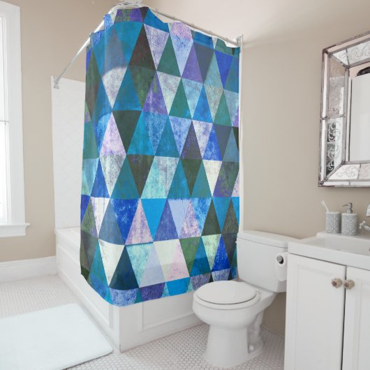 Rideaux De Douche Bayou bleu (En situation)