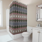 Rideaux De Douche BC Fall Trees Ikat 6 (En situation)
