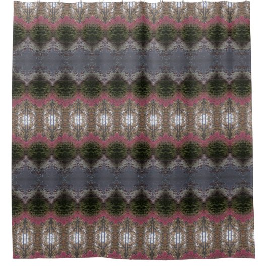 Rideaux De Douche BC Fall Trees Ikat 6 (Devant)