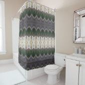 Rideaux De Douche BC Fall Trees Ikat 9 (En situation)