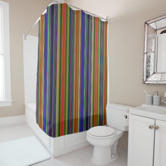 Rideaux De Douche Beach Stripes  (En situation)