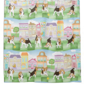Rideaux De Douche Beagles (Devant)