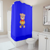 Rideaux De Douche Bear Blue (En situation)