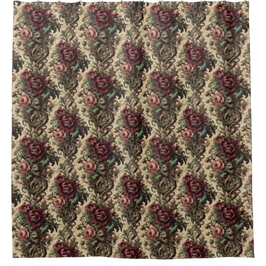 Rideaux De Douche Beastly Bouquet - Gothique victorien (Devant)