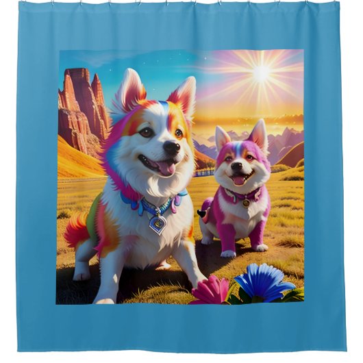 Rideaux De Douche Beau animal quatre (Devant)