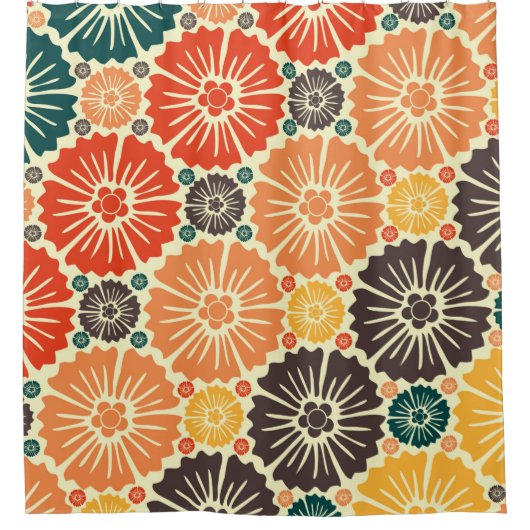 Rideaux De Douche Beau Art nouveau rétro (Devant)