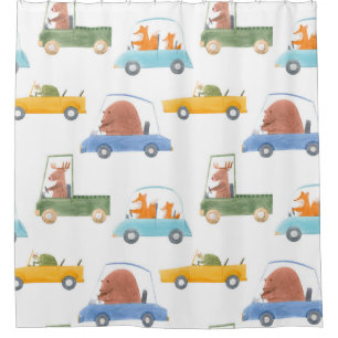 Rideaux De Douche Beau bébé motif sans soudure avec mignonette