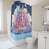 Rideaux De Douche Beau Château (En situation)