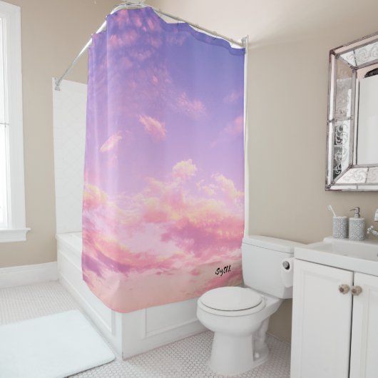 Rideaux De Douche Beau ciel (En situation)