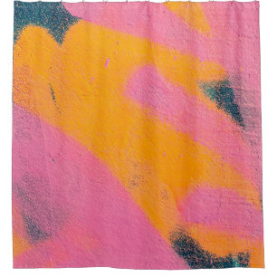 Rideaux De Douche Beau graffiti coloré de rue retour